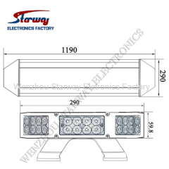 Starway Police Emergency car led lightbar