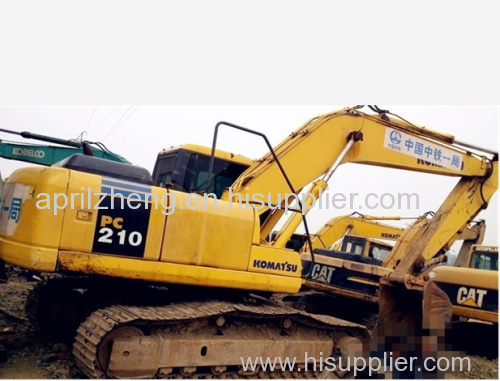 used hydraulic construction excavator komatsu PC210-7