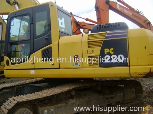 used hydraulic construction excavator komatsu 220-8