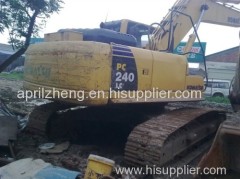 used hydraulic construction excavator komatsu PC240LC-8