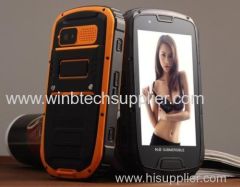original IP68 S09 Android 4.2 smartphone MTK6589 Quad Core rugged Waterproof phone Dustproof shockproof 3G WCDMA GPS Rus
