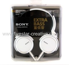 Sony MDR-XB400/W White Extra Bass Over-the-ear Headphones