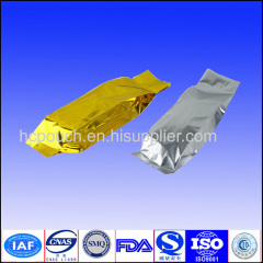 custom aluminium foil plastic tea pouch