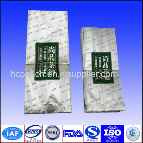 custom aluminium foil plastic tea pouch