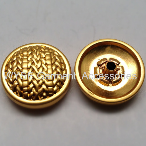 Spring Snap Button Pearlised Gold Color