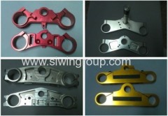 motorcycle fork clamps bar clamping handle brake cable clamp hand grips china cnc motorcycle factory Machining vendar