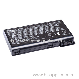 Notebook Battery Cheap OEM Laptop Battery Replacement for MSI CR500X, 6-cell, 5,200mAh Capacity