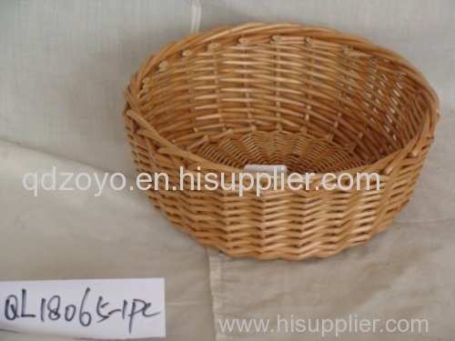 natural wicker gift basket for fruit