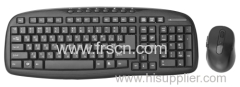 2.4G wireless keyboard and mouse combo