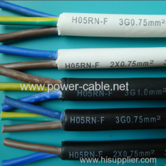 Low voltage H05RN-F rubber cable