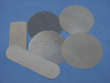 Extruder screen filter discs