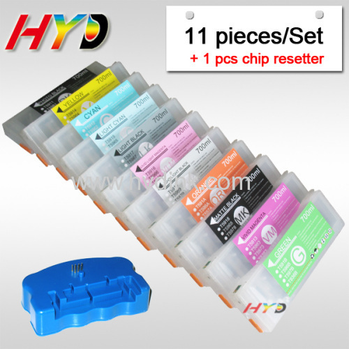 700ml refillable ink cartridges for Epson Pro 7900 9900 ink cartridges with chips