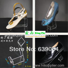 Free shipping support wholesale acrylic shoes display case shoes display stand! Special display rack for shoes