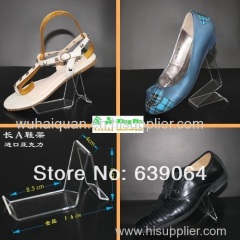 Free shipping support wholesale acrylic shoes display case shoes display stand! Special display rack for shoes