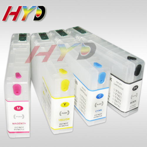 T7011-T7014 Refillable ink cartridges for Epson WP-4535 series printer