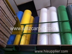Exhibition Carpet Color 100 white+643 Green+700 Red+909 Chennet+917 Anthracite