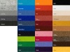 Exhibition/Events+display/show needle punch carpet+latex/resine backing all 48 colors.