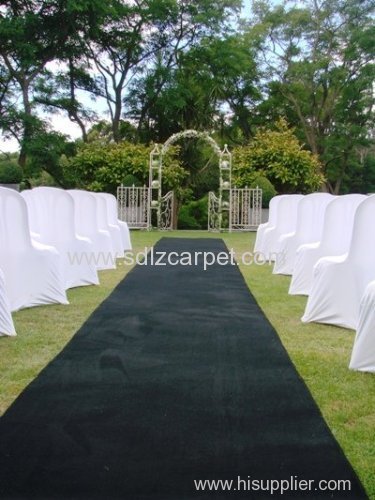 Black carpet exhibition for stands, aisle, events, marquee, show, party