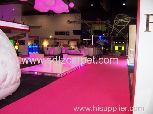 Pink carpet exhibition for stands, aisle, events, marquee, show, party