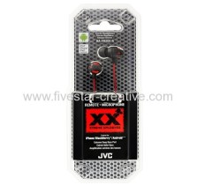 JVC HAFR201 Red Xtreme Xplosives In-Ear Canal Headphones with Remote and Mic red for iPhone Samsung