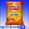 heat seal plastic chips bags with handhole