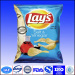 laminated custom print colorful gusseted chip bag