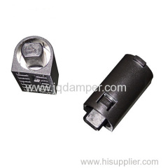 Rotary damper for washing machines lid has different frames