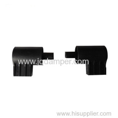 Rotary damper for washing machines lid has different frames