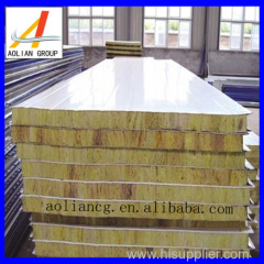 best price rock wool sandwich panel,polyurethane sandwich roof panel,polypropylene honeycomb sandwich panel