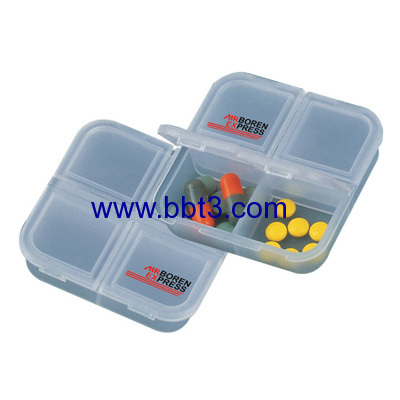 Hot-selling promotional 4 case pill box