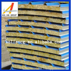 rock wool sandwich wall panel ,rock wool sandwich panel,mineral wool sandwich panel,eps sandwich panel