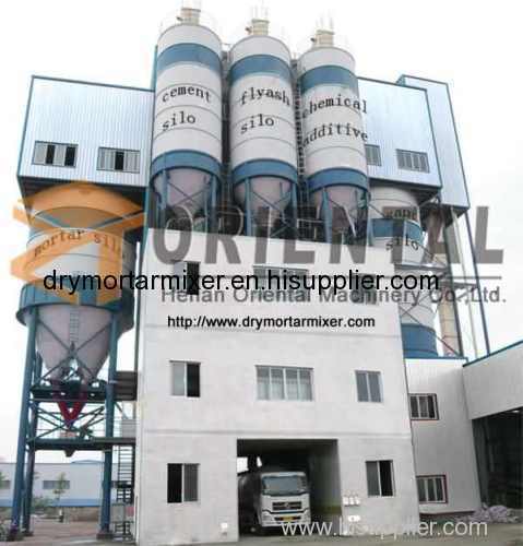 Full automatic tower dry mortar plant