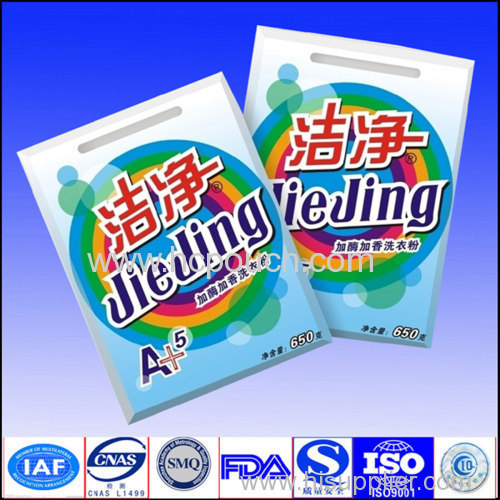 washing detergent powder bag