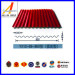 prepainted corrugated steel sheet for roofing/brick red steel roofing sheets