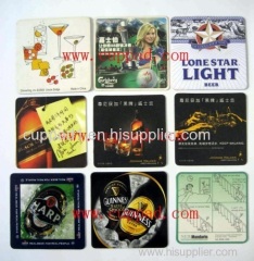 branded beer paper mats