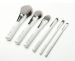 pearl white handle makeup brush