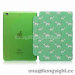 Cute Horse Pattern Tri-fold Stand Leather And Plastic Case For iPad Air