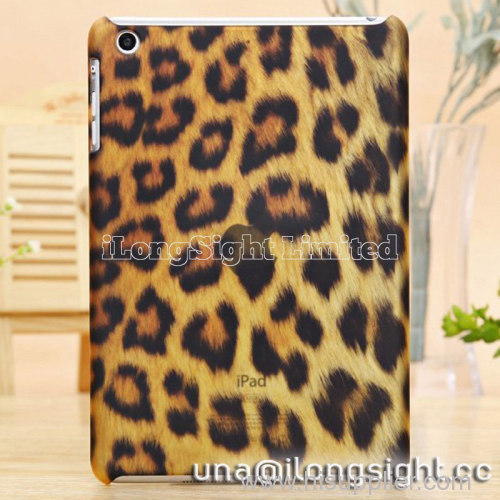 Leopard Print Deisgn Translucence Plastic Case For iPad 2/3/4