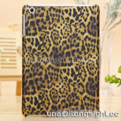 Leopard Print Deisgn Translucence Plastic Case For iPad 2/3/4