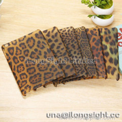 Leopard Print Deisgn Translucence Plastic Case For iPad 2/3/4