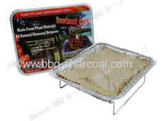 Disposable party grill instant bbq grills