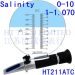 Handheld refractometer for salinity/aquarium/salt water