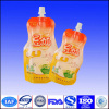 Special shape pouch for jelly with spout