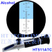 Wine/alcohol refractometer with ATC 0-80V/V