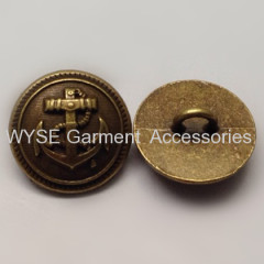 Sewing Shank Button Gold Anti Brass Color