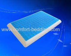 Traditional cool gel memory foam pillow