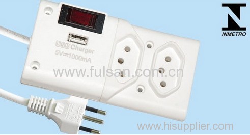 Inmetro Brazil Power Strip W2002