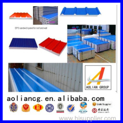 fire retardant expanded polystyrene foam roof width 950mm and thickness 50 mm sandwich panel