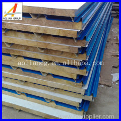 EPS/ROCK WOOL/PU/Mineral wool fire proor roof wall sandwich panels,wall&roof sandwich panel,Cleanroom Sandwich Panel