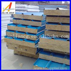 EPS/ROCK WOOL/PU/Mineral wool fire proor roof wall sandwich panels,wall&roof sandwich panel,Cleanroom Sandwich Panel